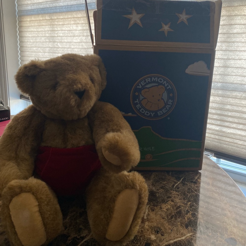 Vermont Teddy Bear 17” tall. Brand new